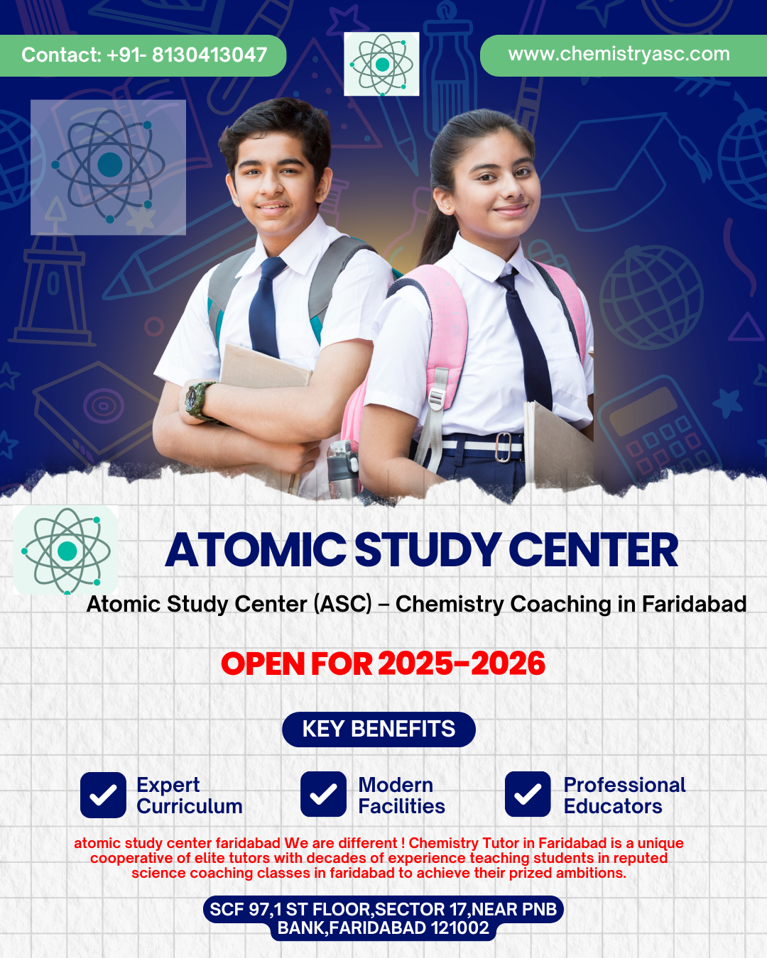 Best Chemistry classes in Faridabad